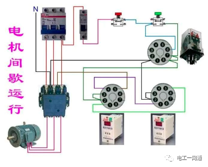 56张电工实物接线图（含日光灯类、断路器控制回路、电动机、热电偶、电能表..）最全电路接线图，很多老电工也不会！的图62