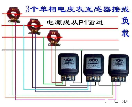 56张电工实物接线图（含日光灯类、断路器控制回路、电动机、热电偶、电能表..）最全电路接线图，很多老电工也不会！的图115