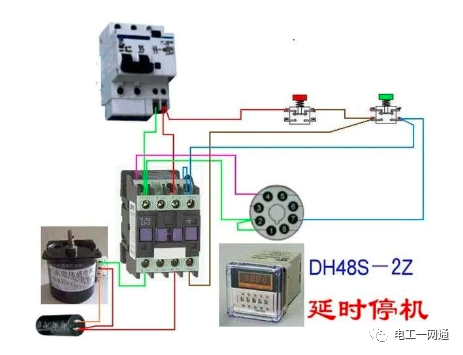 56张电工实物接线图（含日光灯类、断路器控制回路、电动机、热电偶、电能表..）最全电路接线图，很多老电工也不会！的图63