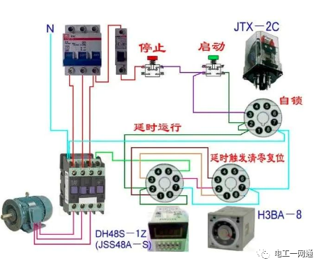 56张电工实物接线图（含日光灯类、断路器控制回路、电动机、热电偶、电能表..）最全电路接线图，很多老电工也不会！的图60