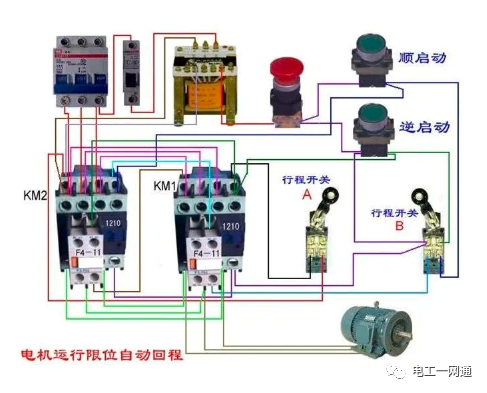 56张电工实物接线图（含日光灯类、断路器控制回路、电动机、热电偶、电能表..）最全电路接线图，很多老电工也不会！的图32