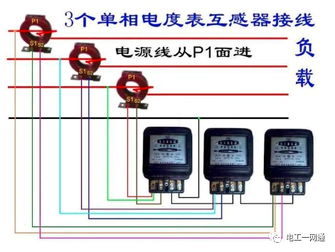 56张电工实物接线图（含日光灯类、断路器控制回路、电动机、热电偶、电能表..）最全电路接线图，很多老电工也不会！的图100