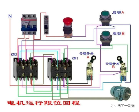 56张电工实物接线图（含日光灯类、断路器控制回路、电动机、热电偶、电能表..）最全电路接线图，很多老电工也不会！的图56