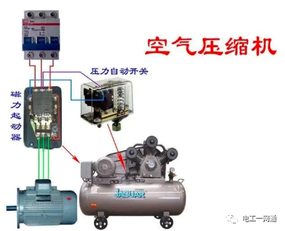 56张电工实物接线图（含日光灯类、断路器控制回路、电动机、热电偶、电能表..）最全电路接线图，很多老电工也不会！的图41