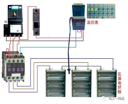 56张电工实物接线图（含日光灯类、断路器控制回路、电动机、热电偶、电能表..）最全电路接线图，很多老电工也不会！的图81