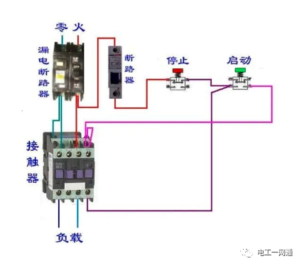 56张电工实物接线图（含日光灯类、断路器控制回路、电动机、热电偶、电能表..）最全电路接线图，很多老电工也不会！的图21