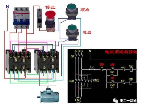 56张电工实物接线图（含日光灯类、断路器控制回路、电动机、热电偶、电能表..）最全电路接线图，很多老电工也不会！的图47