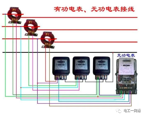 56张电工实物接线图（含日光灯类、断路器控制回路、电动机、热电偶、电能表..）最全电路接线图，很多老电工也不会！的图120