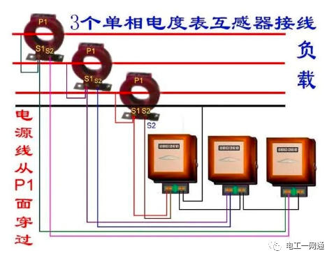 56张电工实物接线图（含日光灯类、断路器控制回路、电动机、热电偶、电能表..）最全电路接线图，很多老电工也不会！的图117