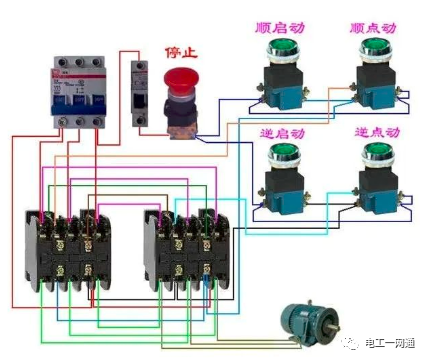 56张电工实物接线图（含日光灯类、断路器控制回路、电动机、热电偶、电能表..）最全电路接线图，很多老电工也不会！的图36