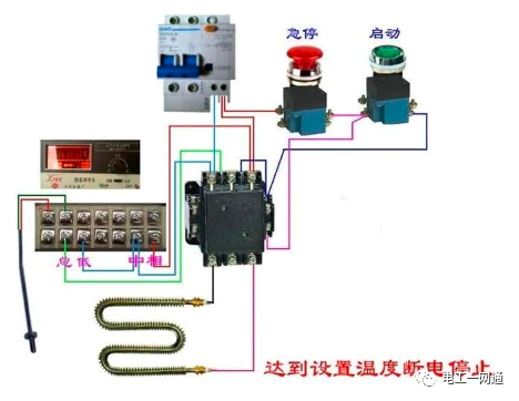 56张电工实物接线图（含日光灯类、断路器控制回路、电动机、热电偶、电能表..）最全电路接线图，很多老电工也不会！的图80
