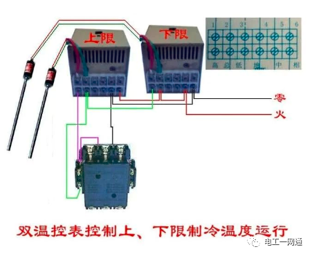 56张电工实物接线图（含日光灯类、断路器控制回路、电动机、热电偶、电能表..）最全电路接线图，很多老电工也不会！的图82
