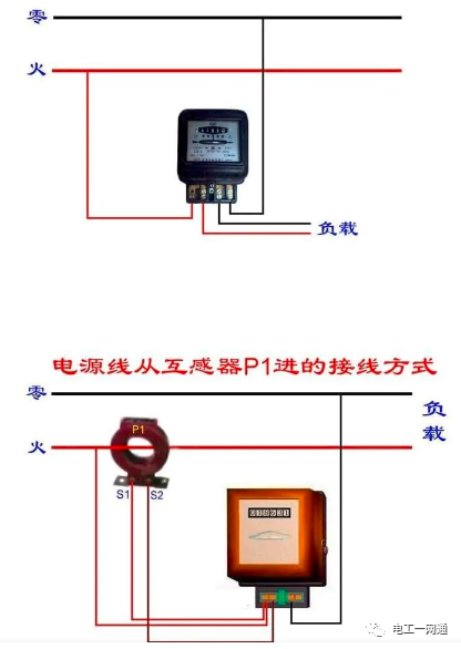 56张电工实物接线图（含日光灯类、断路器控制回路、电动机、热电偶、电能表..）最全电路接线图，很多老电工也不会！的图94