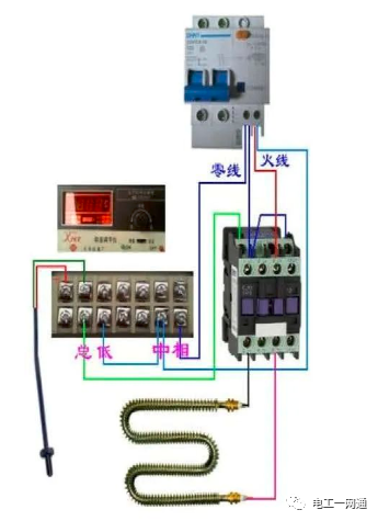 56张电工实物接线图（含日光灯类、断路器控制回路、电动机、热电偶、电能表..）最全电路接线图，很多老电工也不会！的图70