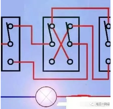 6个步骤教你如何接多控开关，老电工师傅教你多控开关详细接线图的图1