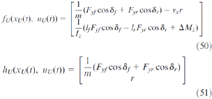 基于四轮转向和直接横摆力矩控制的路径跟踪集成底盘控制算法设计的图133