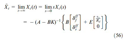 基于线性变参数系统的四轮转向自主地面车辆路径跟踪控制及实验验证的图110