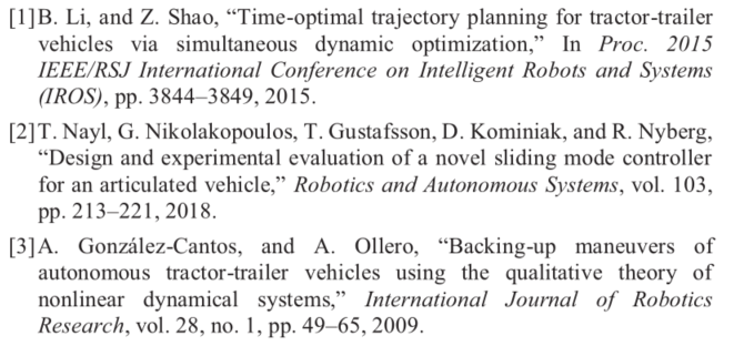 狭窄环境下带有多拖车的牵引车轨迹规划的统一方法的图61