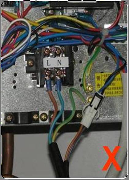 空调接线时的安全事项的图1