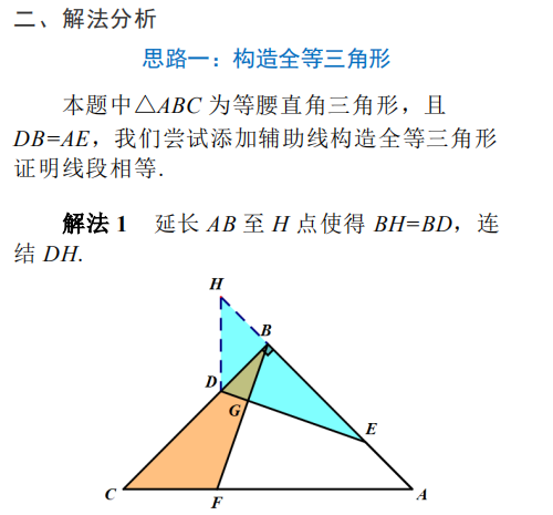 等腰直角三角形背景下求证线段相等问题 西湖数论之我来讲题 第166期 西湖数论 微信公众号文章阅读 Wemp