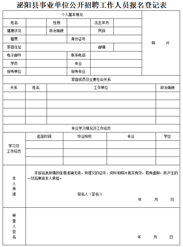 2021年驻马店市泌阳县部分事业单位招聘公告