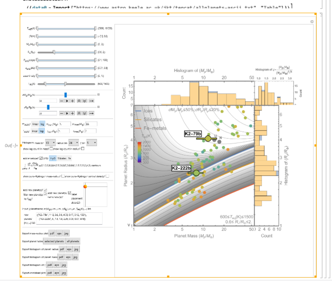 哈佛大学使用 Mathematica 工具和可视化水状态方程对系外行星半径间隙的新视角的图3