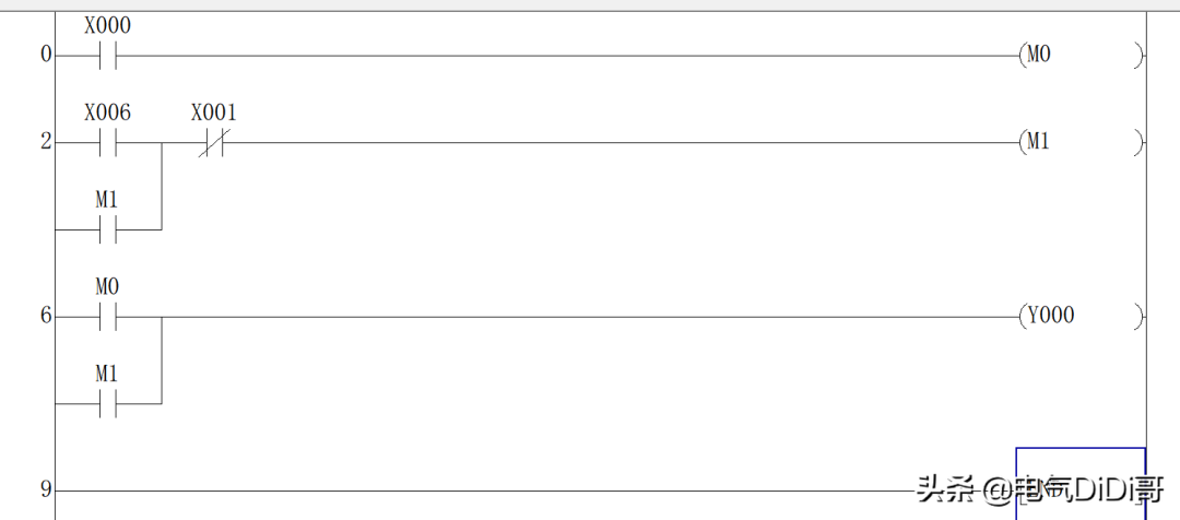 通过FX3U PLC实例接线讲解点动、自锁和互锁结合，初学者一看就懂的图8
