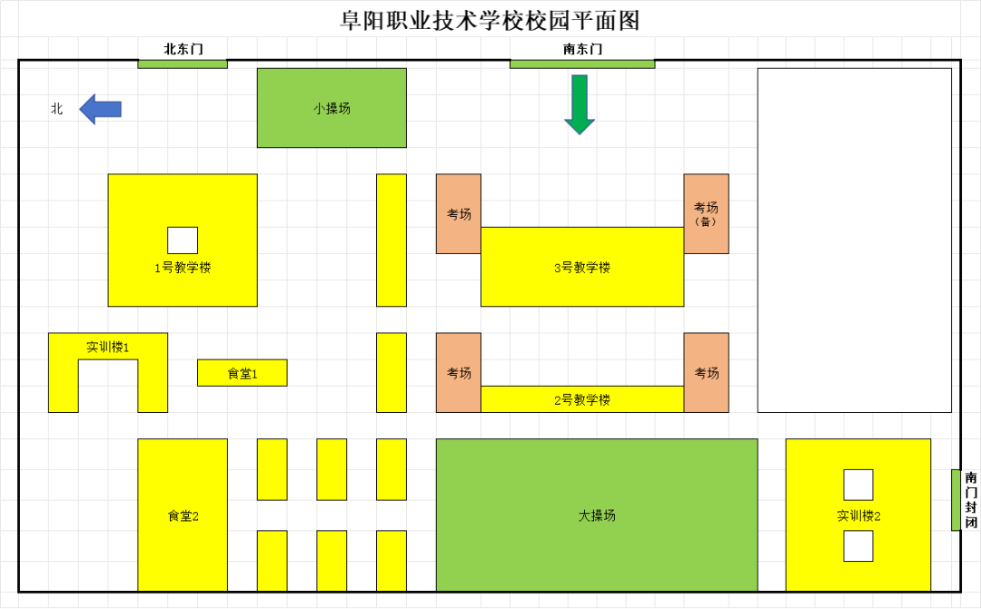 阜阳师范大学平面地图图片