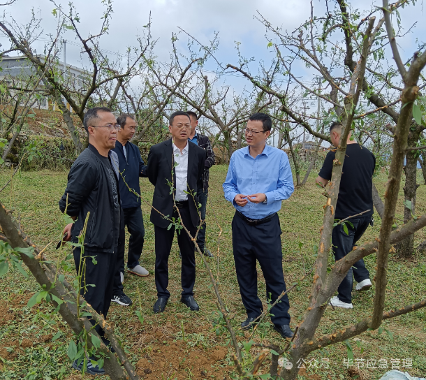 周选明到七星关区指导灾害救助和核查工作