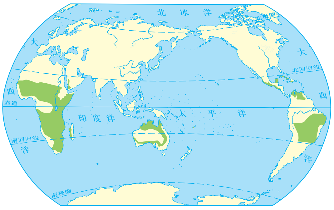巴西气候类型分布图_巴西气候分布特点_巴西气候分布