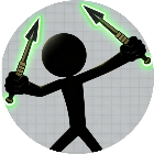 火柴人扔刀对战