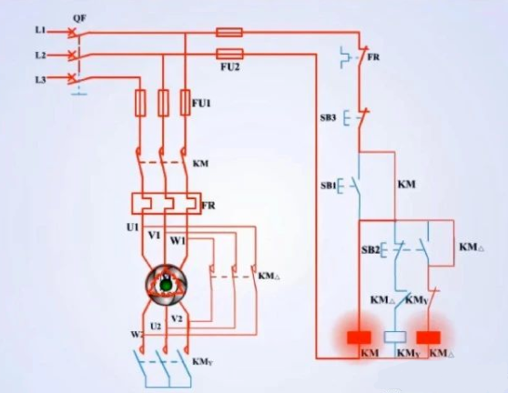 电动机星三角降压启动控制电路详解的图6