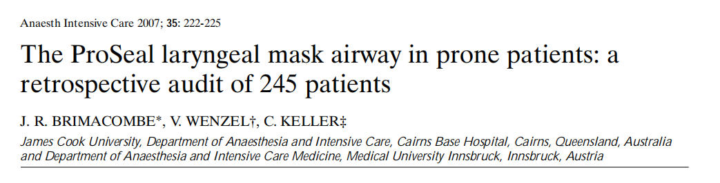喉罩装置有哪些俯卧位喉罩通气，是炫技还是硬核技术？_https://www.jmylbn.com_新闻资讯_第5张