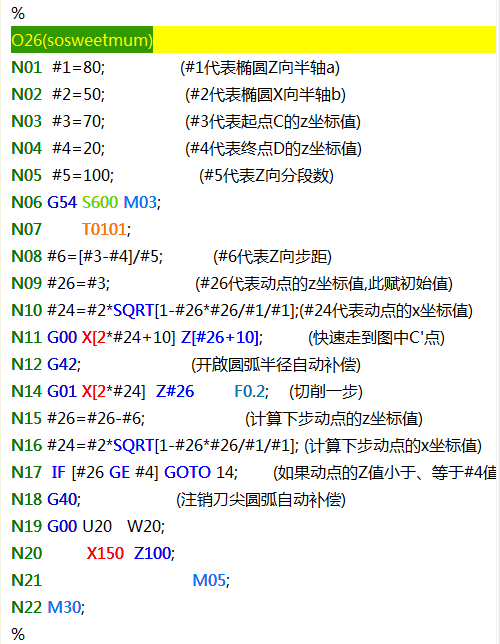 数控编程课堂 ：宏程序入门知识（IF GOTO语句与WHILE 语句的区别）的图2