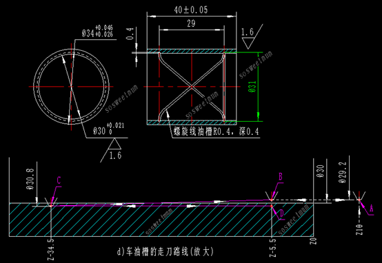 数控编程课堂 ： 8字油槽的编程方法的图7