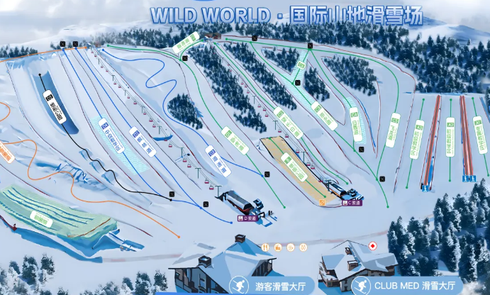 长白山华美胜地雪季预售899元起2晚含滑雪温泉漂流