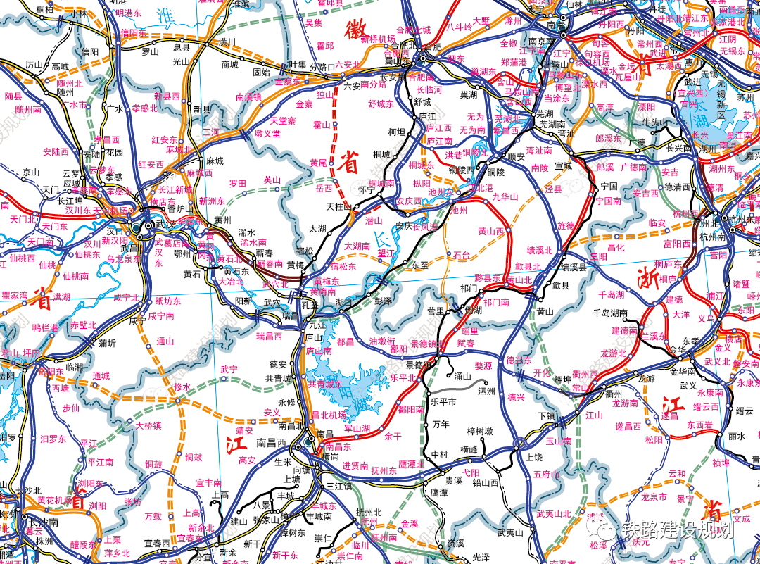 地图更新国家铁路网建设及规划示意图612021年12月18日版本