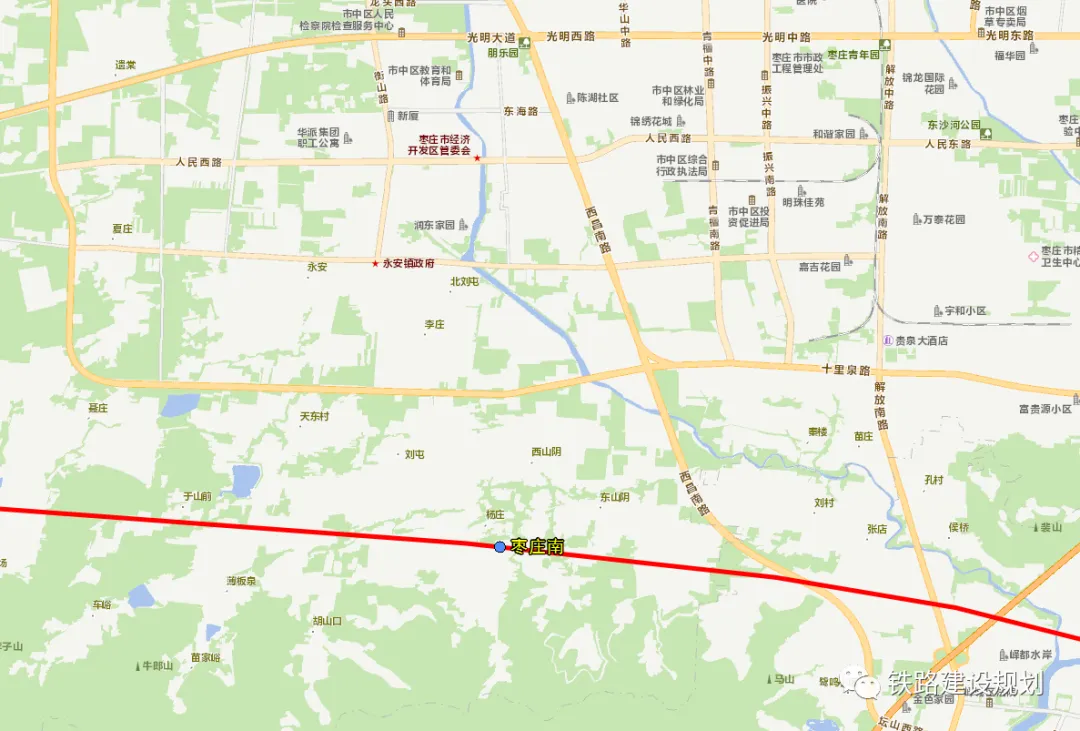 济枣高铁|枣庄南站、滕州东站、台儿庄站详细信息