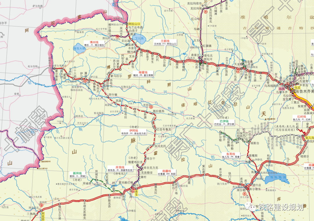 新疆铁路建设稳步推进,伊宁至阿克苏铁路已完成可行性研究报告编制