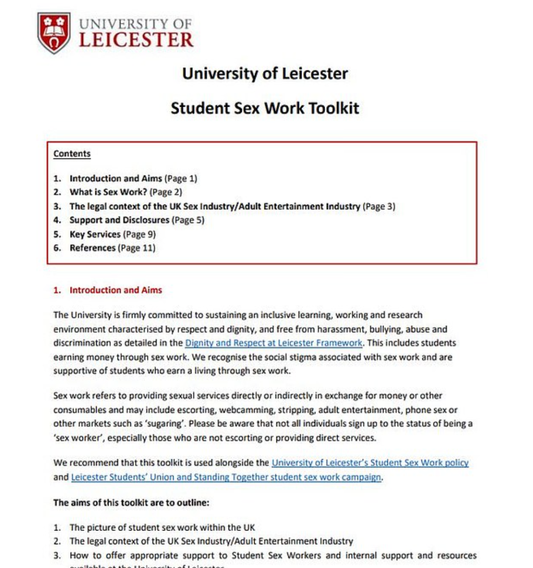 英媒：英国名校大学课程培养学生成为性工作者（图） - 6