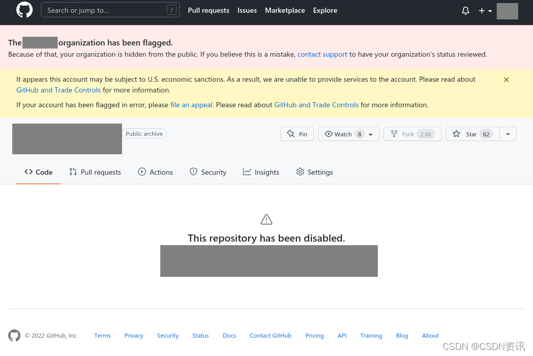 GitHub封杀俄罗斯，代码被“没收”