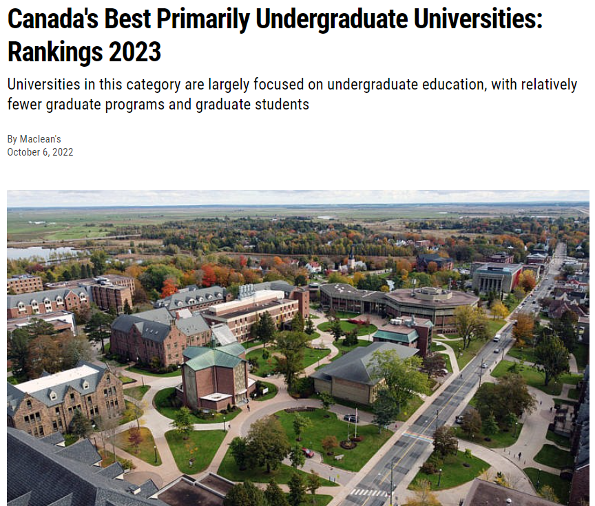 2023《麦考林杂志》加拿大大学排名出炉！医博类第一，综合类第一都是谁呢？