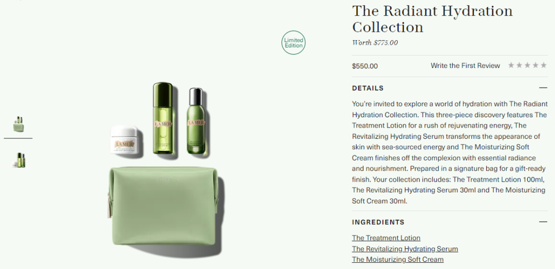 La Mer 海蓝之谜限定套盒上新！7折即可入，满$300还送15ml精粹乳 - 5