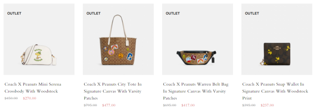 Coach X Peanuts史努比联名上新！省$278入超可爱斜挎包 - 9