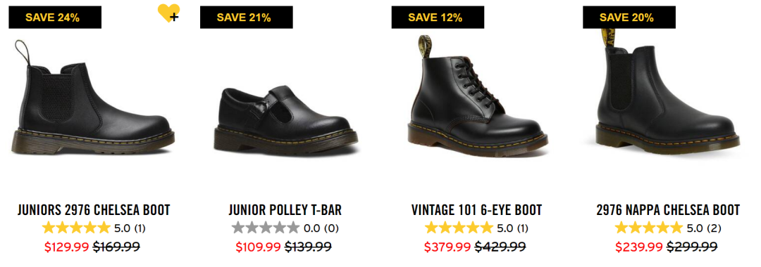 Dr.Martens 3折+！$129收2976切尔西靴，学院风玛丽珍鞋仅$199 - 14