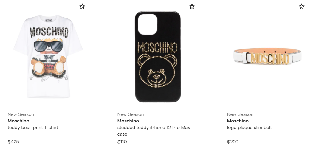 小熊潮牌MOSCHINO限时闪促 ，全场85折！断货王墨镜熊T恤仅3XX刀，省$148入古力娜扎同款链条包 - 12