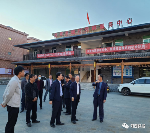 当天,黄太健一行还到双鱼城村委会进行调研,实地考