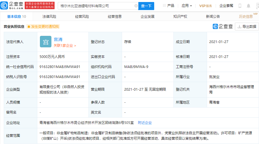成立鋰電材料公司，比亞迪要去采礦嗎？的圖1