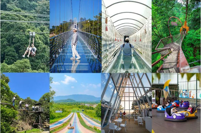 南丹山森林王国广东省佛山市三水区南山镇s508省道从春天顺峰山的芳草