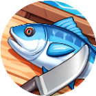 海上餐厅刮鱼鳞高手